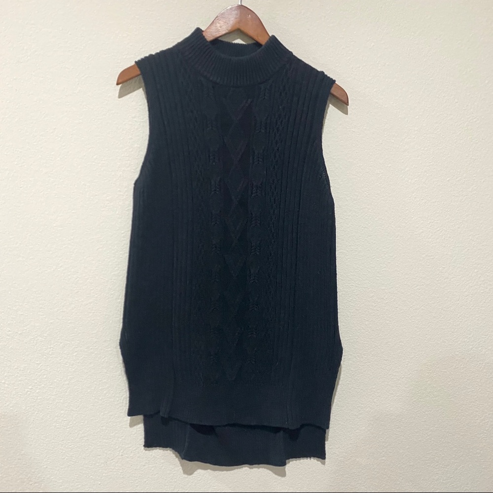 Michael Stars - sleeveless black sweater